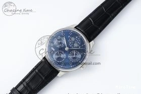 MIROTIME 0522 Bold Portugieser Perpetual Calendar SS 5033 APSF 1:1 Best Edition Blue Dial on Black Leather Strap A52610 Clone 7041